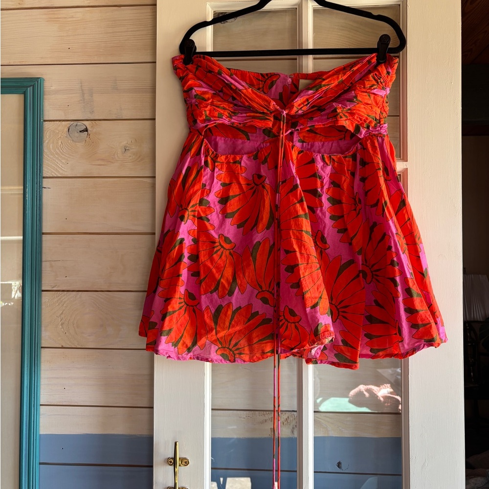 FARM Rio Copacobana Cotton Voile Mini Dress